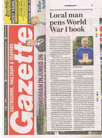 Article about Fred Lane's new book