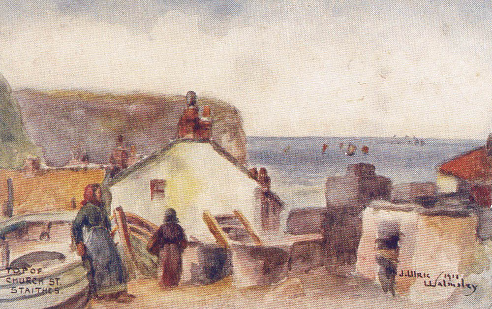 Top of Church St Staithes