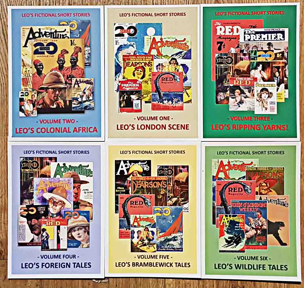Cover images of Leo's Fictional Short Stories